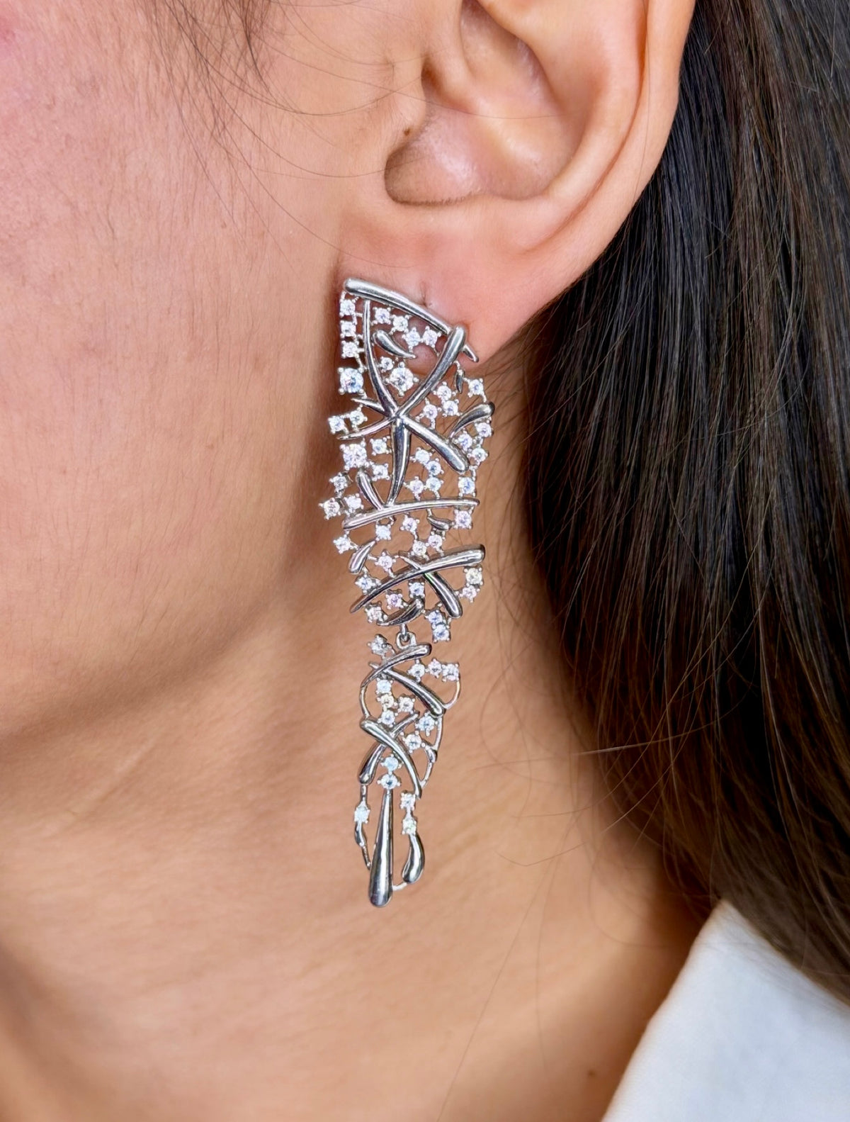 Sterling Silver Drop Earrings
