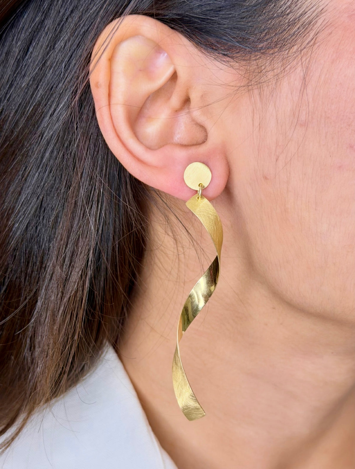 Swirl Silver Earrings