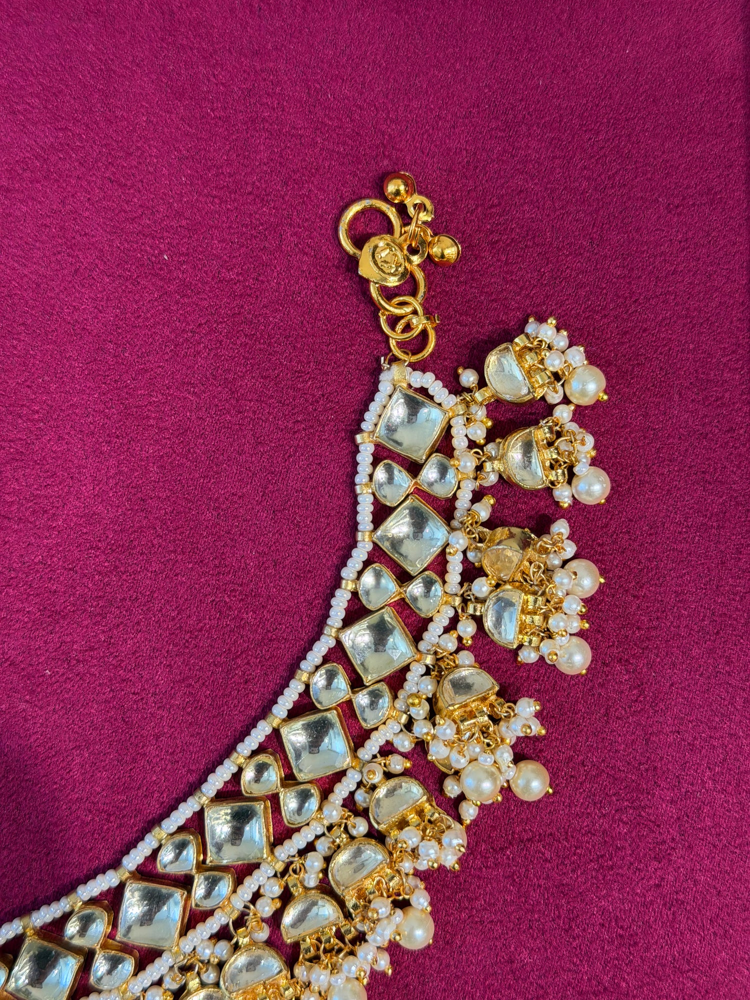 Khakko Moti Accentuated Jadau Payal