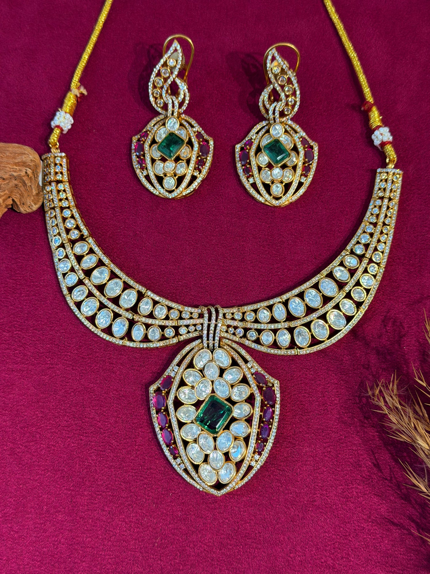 Fusion Moissanite Necklace Set