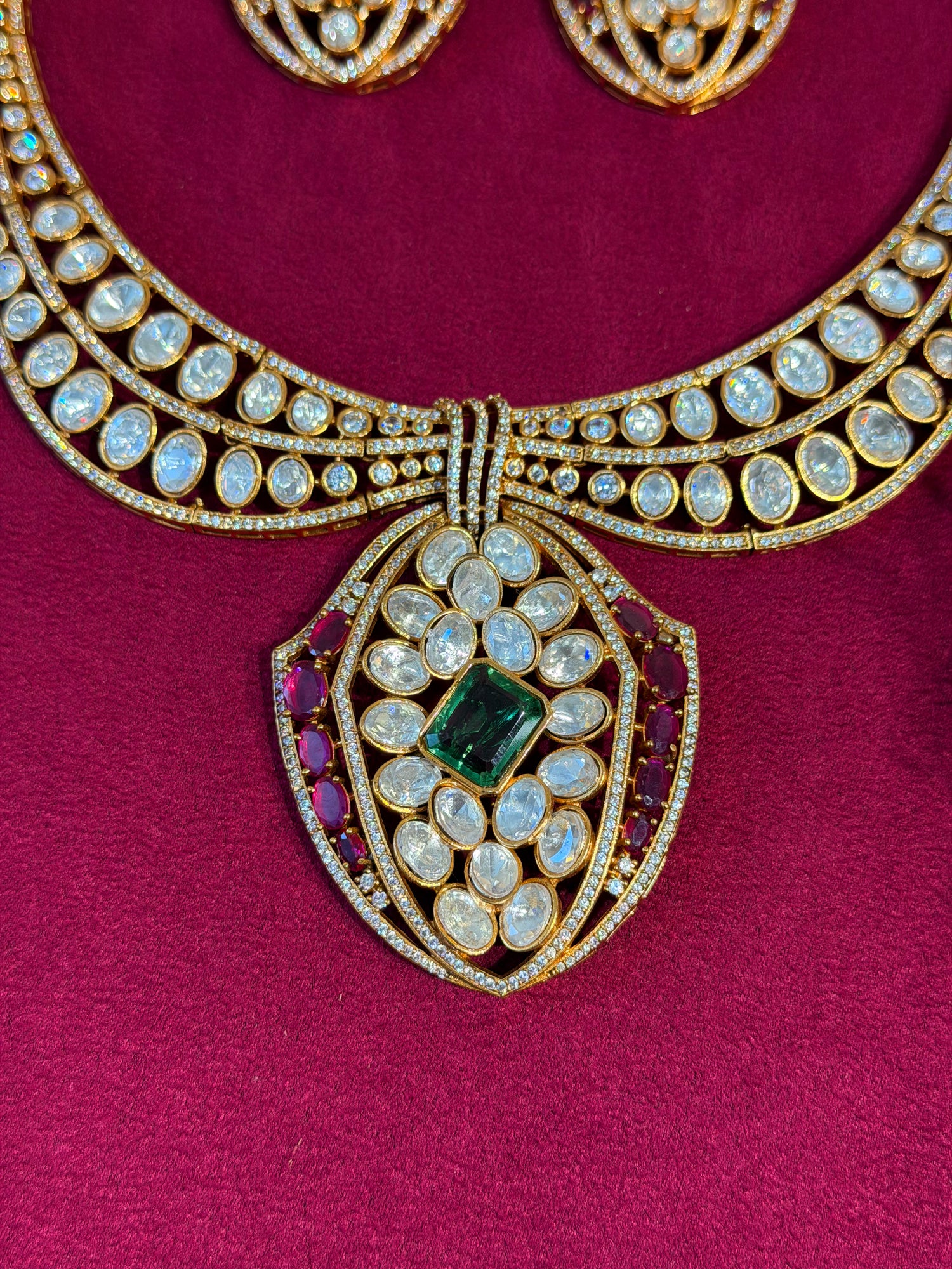 Fusion Moissanite Necklace Set