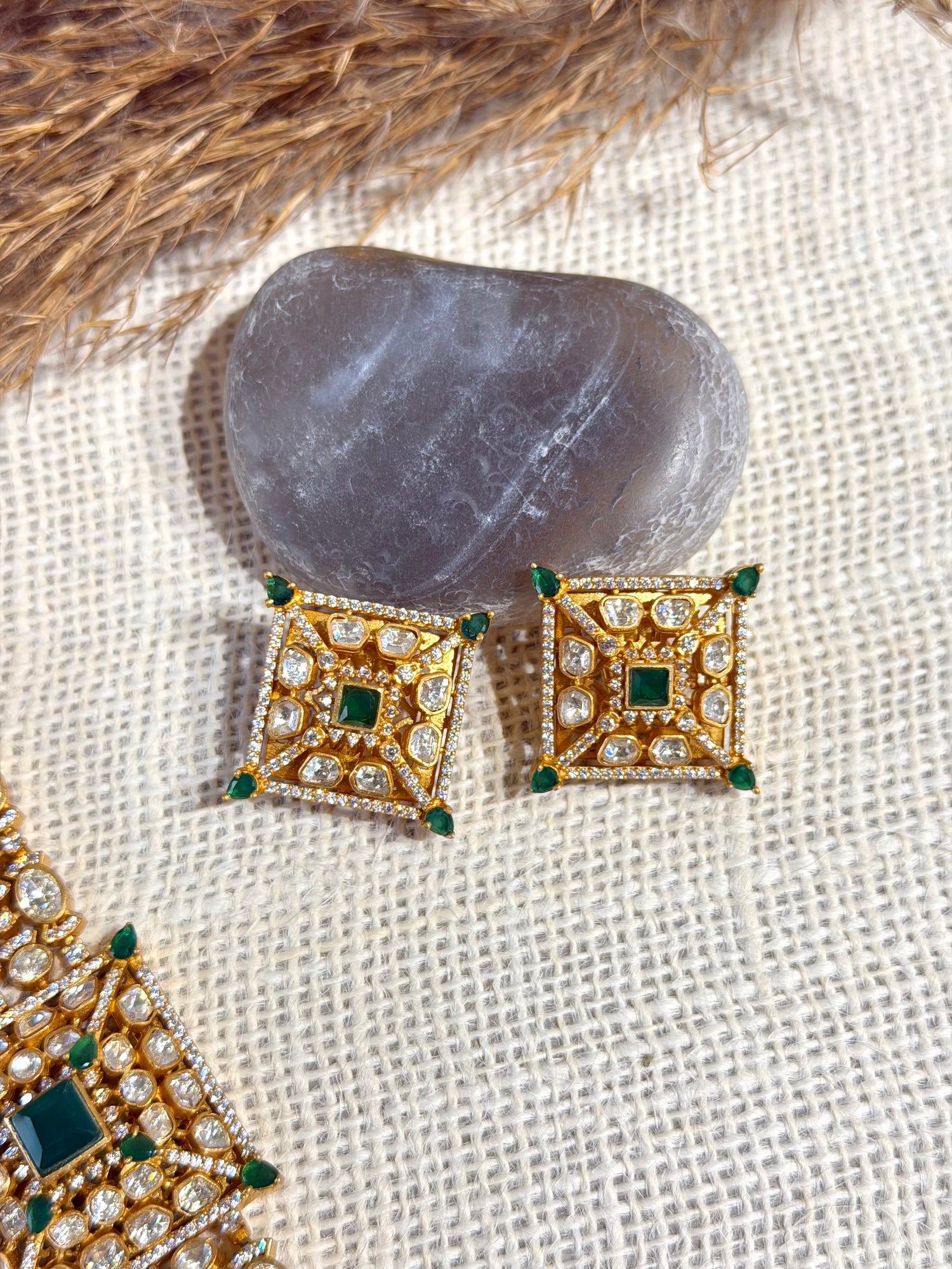 Gold Moissanite Chocker