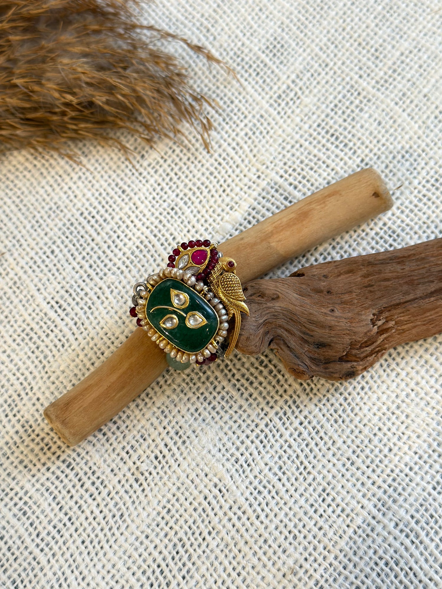 Gold-Plated Bird Ring