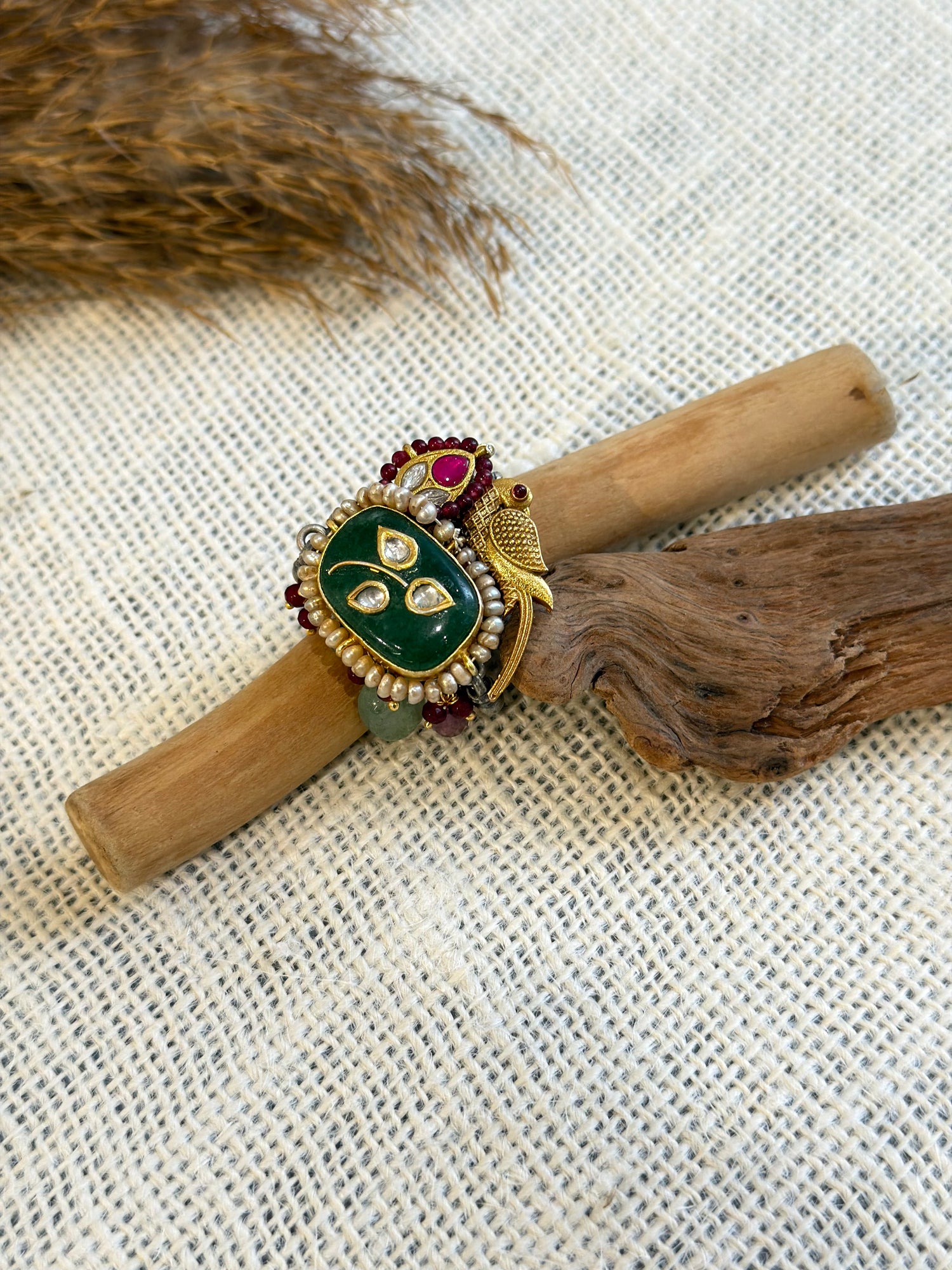 Gold-Plated Bird Ring