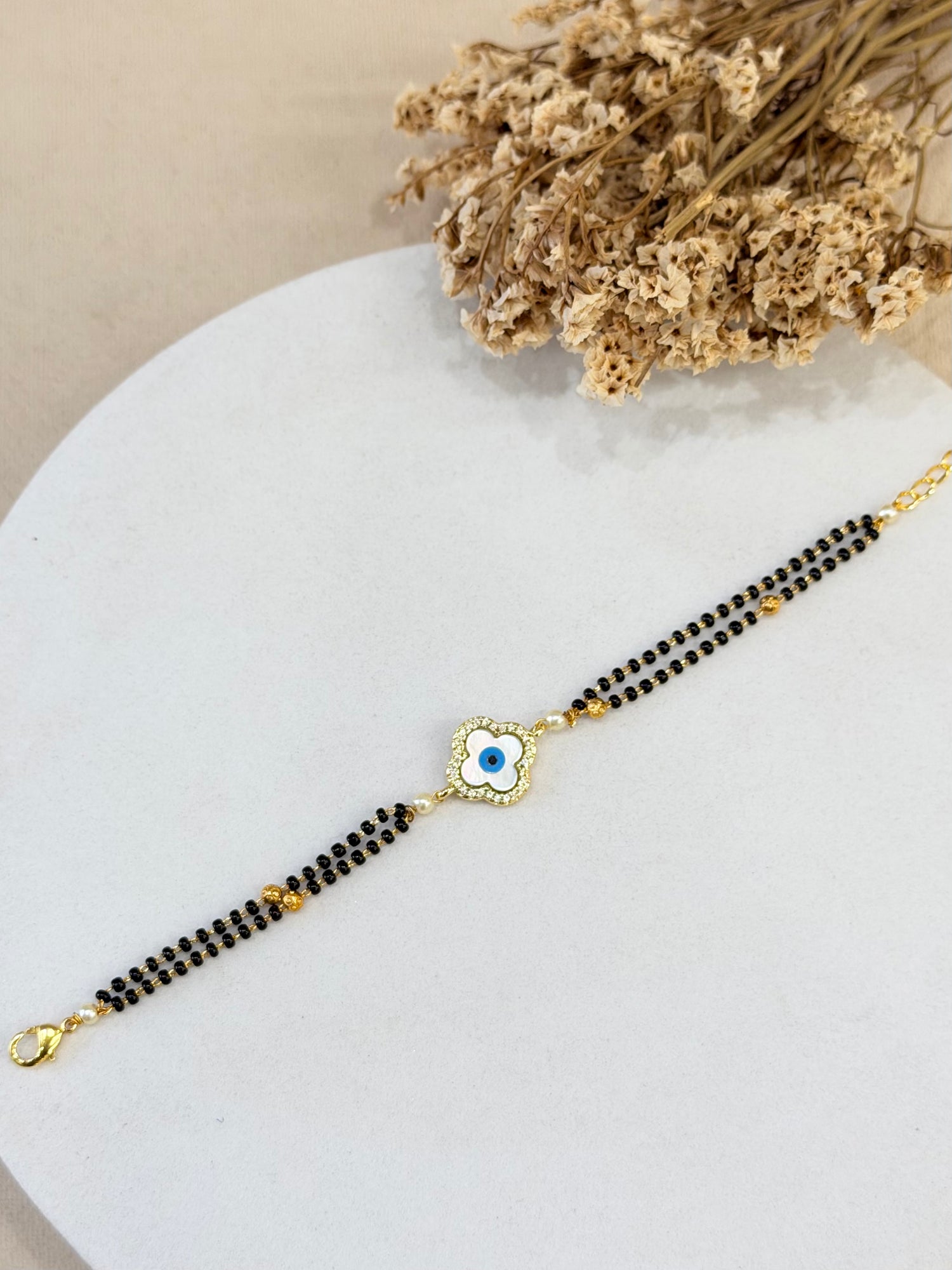 Evil Eye Mangalsutra Bracelet