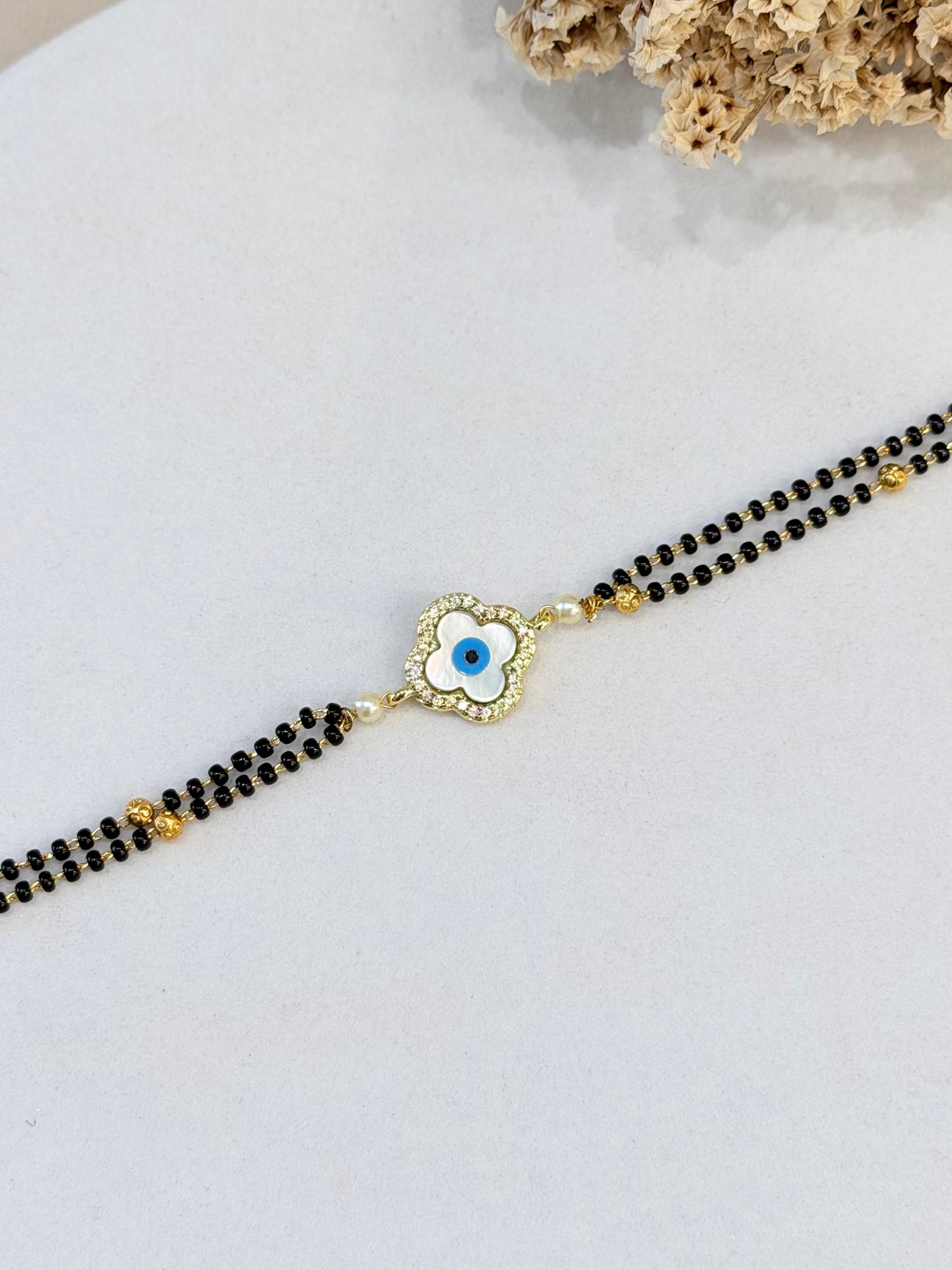 Evil Eye Mangalsutra Bracelet