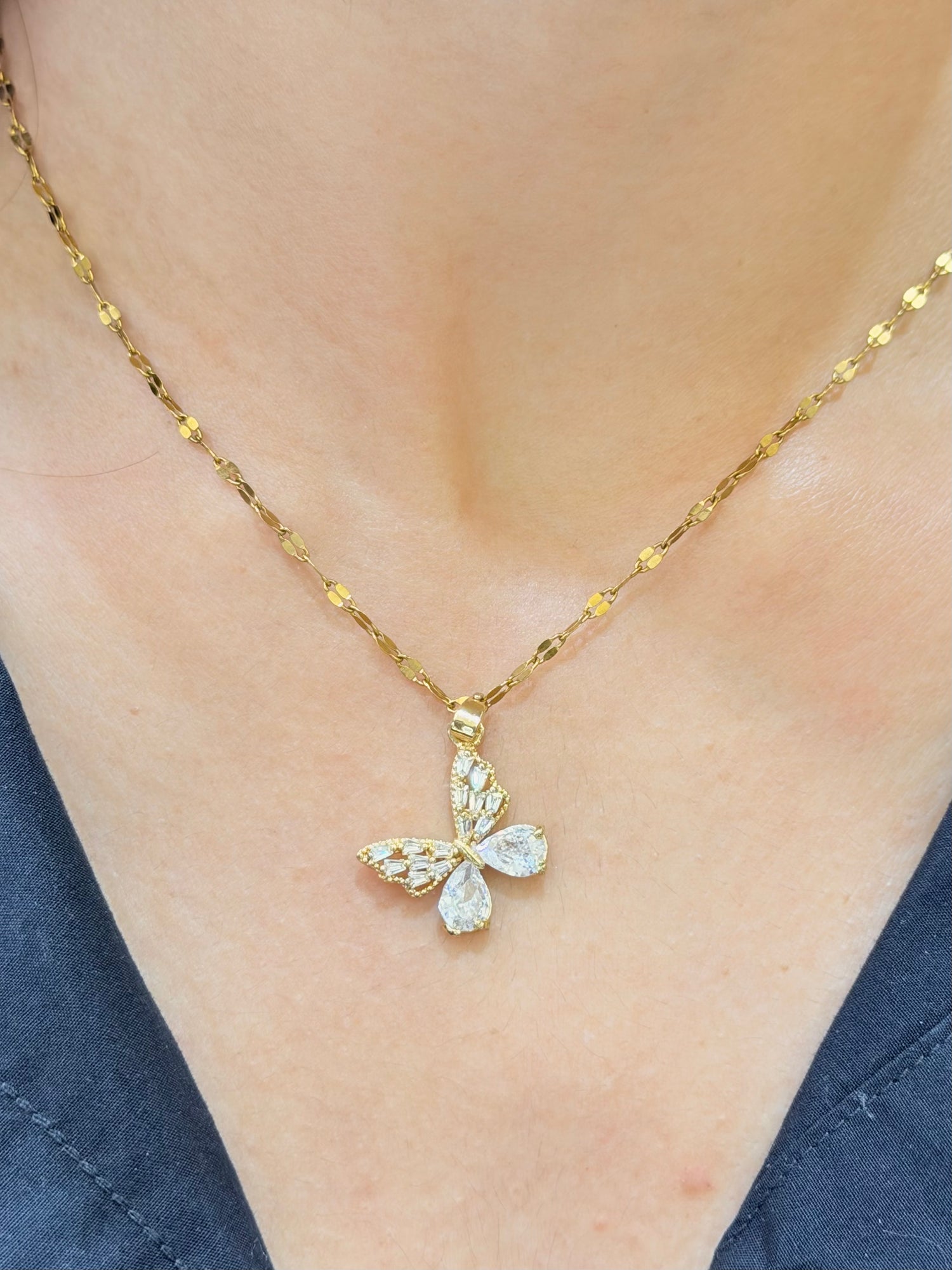 Butterfly Anti Tarnish Necklace