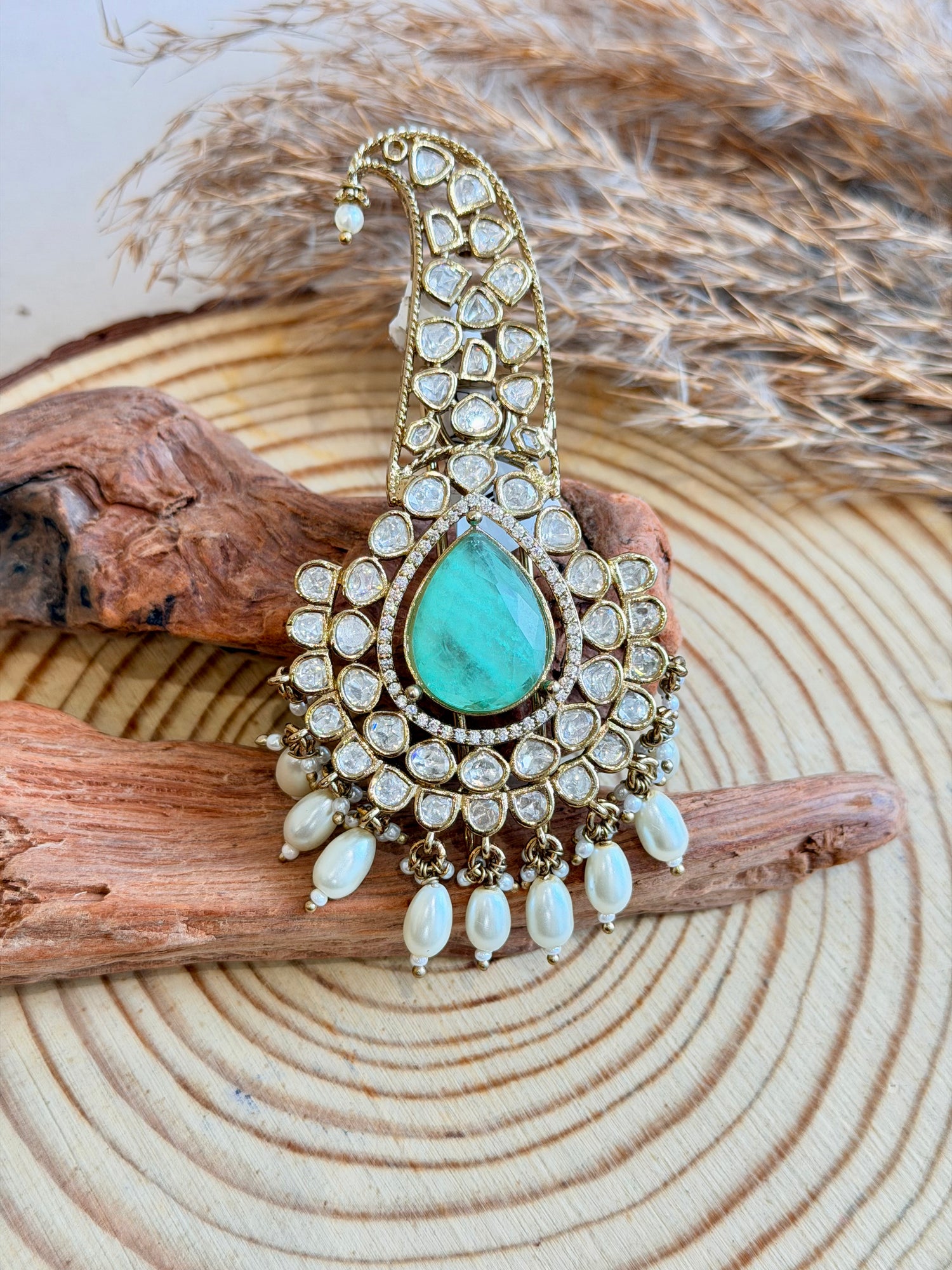 Victoria Moissanite brooch