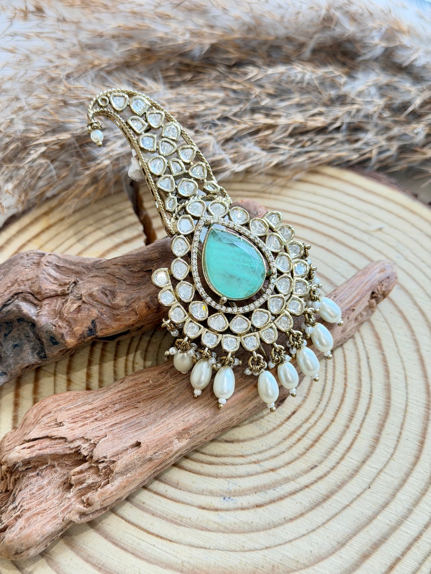 Victoria Moissanite brooch