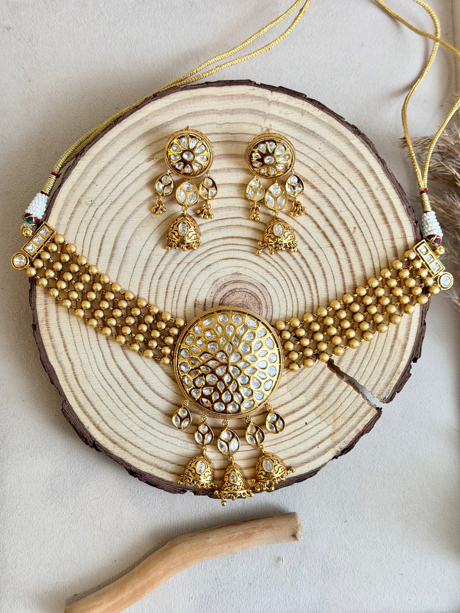 Antique Gold Choker Set