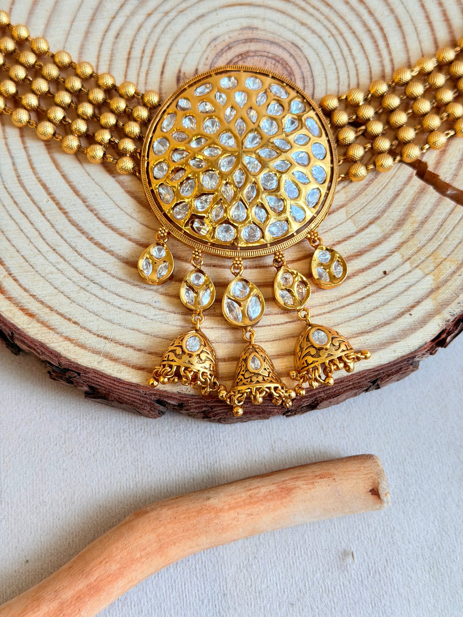 Antique Gold Choker Set