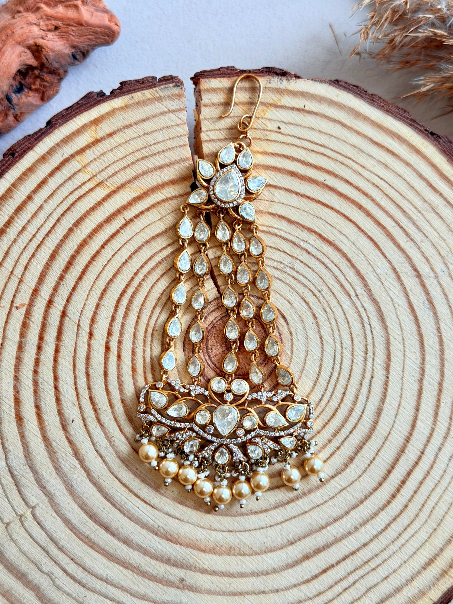 Moissanite Cascading Floral Passa
