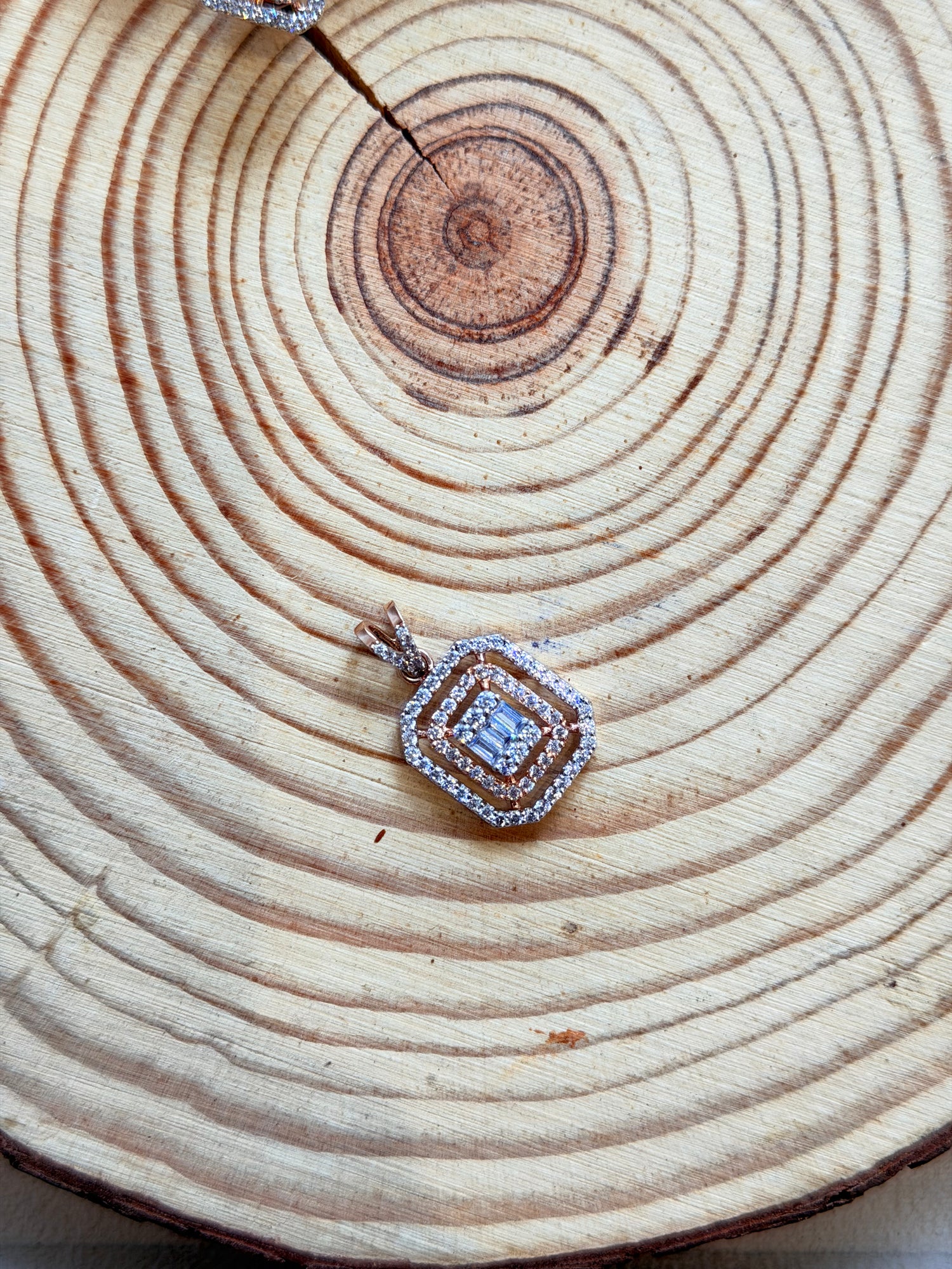 Sterling Silver CZ Diamond Pendant