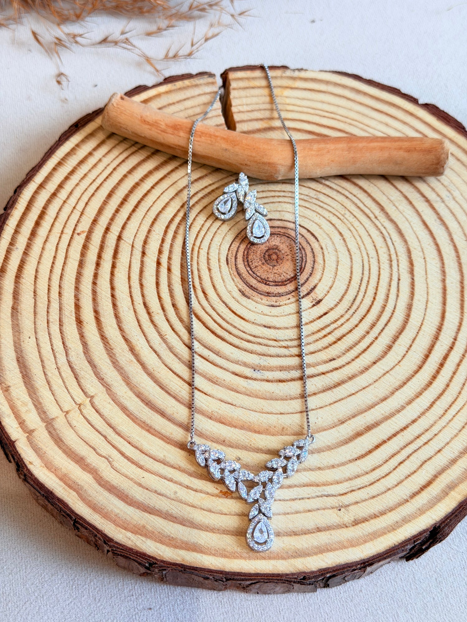 92.5 Sterling Silver Necklace Set