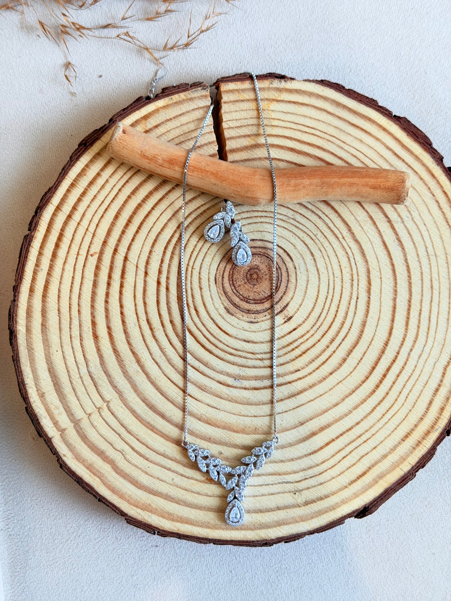 92.5 Sterling Silver Necklace Set